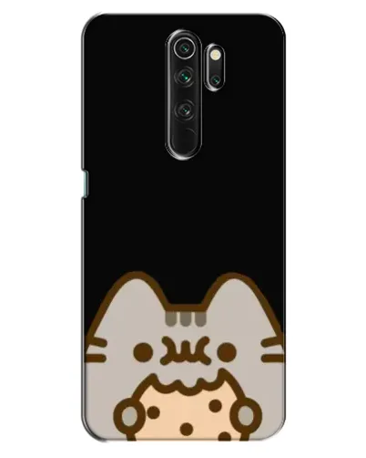 Чехол для OPPO A5 (2020) с картинкой «Пушин на черном»