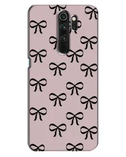 Чехол для OPPO A5 (2020) с картинкой «Черные бантики»