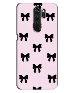 Чехол для OPPO A5 (2020) с картинкой «Черные банты Coquette»