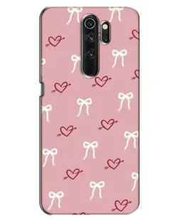 Чехол для OPPO A5 (2020) с картинкой «Сердца и банты»