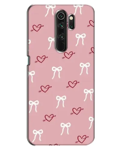 Чехол для OPPO A5 (2020) с картинкой «Сердца и банты»