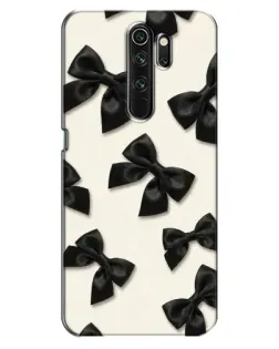 Чехол для OPPO A5 (2020) с картинкой «Черные бантики»