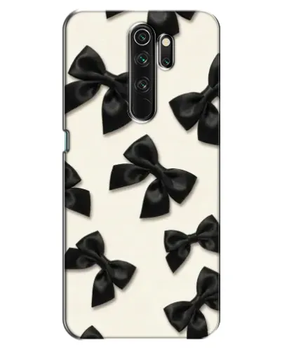 Чехол для OPPO A5 (2020) с картинкой «Черные бантики»