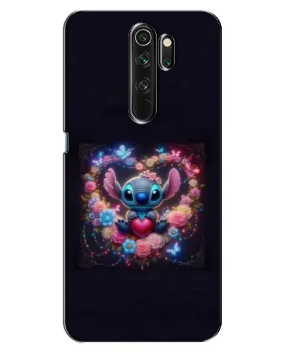 Чохол для OPPO A5 (2020) з картинкою «Stitch у квітах»