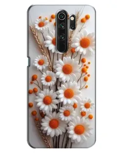 Чохол для OPPO A5 (2020) з картинкою «Білі сухоцвіти»