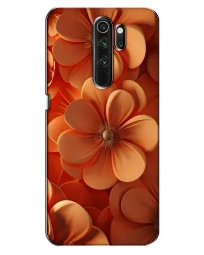 Чехол для OPPO A5 (2020) с картинкой «Оранжевый макро цветок»