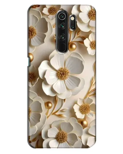 Чехол для OPPO A5 (2020) с картинкой «Белие бумажние  цвети»