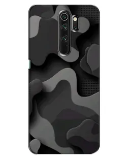 Чохол для OPPO A5 (2020) з картинкою «Темний абстрактний камуфляж»