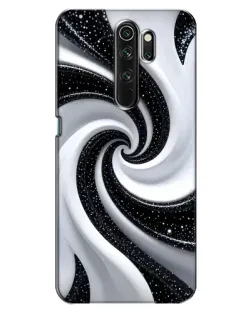 Чохол для OPPO A5 (2020) з картинкою «Чорно-біла спіраль»