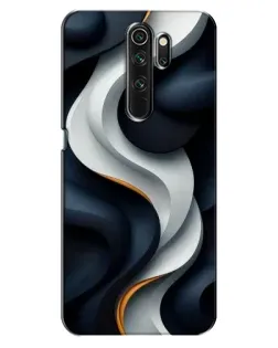 Чохол для OPPO A5 (2020) з картинкою «Об'ємні чорно-білі стрічки»