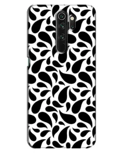 Чехол для OPPO A5 (2020) с картинкой «Контрастные черные капли»