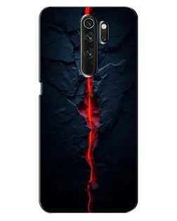Чехол для OPPO A5 (2020) с картинкой «Kрасная лавовая трещина»
