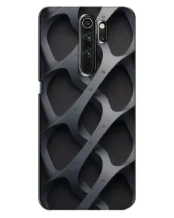 Чехол для OPPO A5 (2020) с картинкой «Объемное серое плетение»