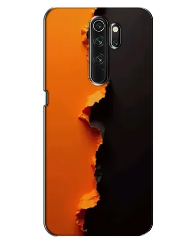 Чехол для OPPO A5 (2020) с картинкой «Оранжевый разлом»