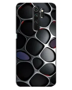 Чехол для OPPO A5 (2020) с картинкой «Объемная темная решетка»