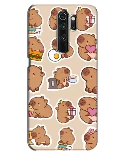Чехол для OPPO A5 (2020) с картинкой «Капибары паттерн»