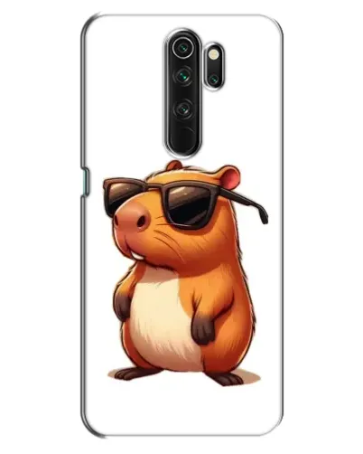 Чехол для OPPO A5 (2020) с картинкой «Капибара в очках»