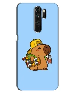 Чехол для OPPO A5 (2020) с картинкой «Капибара на скейте»