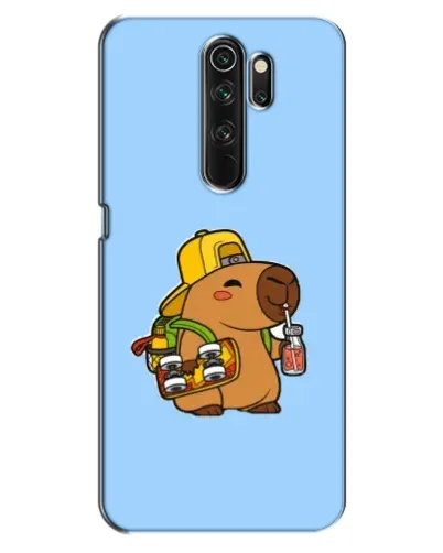 Чехол для OPPO A5 (2020) с картинкой «Капибара на скейте»
