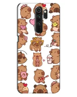 Чехол для OPPO A5 (2020) с картинкой «Стикерпак с капибарами»