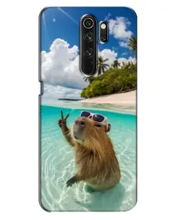 Чехол для OPPO A5 (2020) с картинкой «Капибара на море»