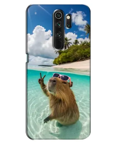 Чехол для OPPO A5 (2020) с картинкой «Капибара на море»