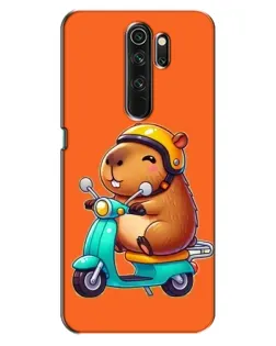 Чехол для OPPO A5 (2020) с картинкой «Капибара на скутере»