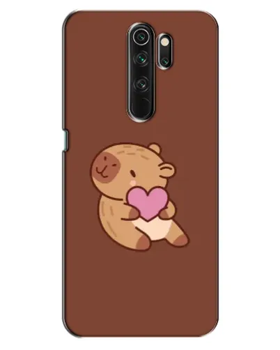 Чехол для OPPO A5 (2020) с картинкой «Капибара с сердцем»