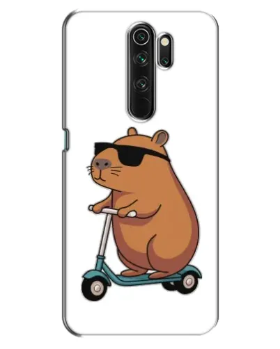 Чехол для OPPO A5 (2020) с картинкой «Капибара на самокате»