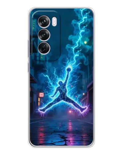 Чехол для OPPO A5 5G с картинкой «Jordan Gold Jumpman»
