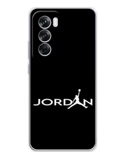Чехол для OPPO A5 5G с картинкой «Jordan White Logo»