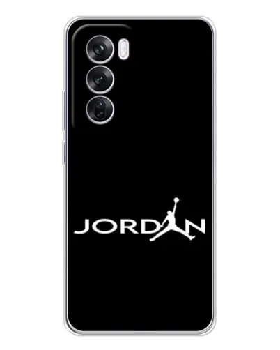 Чехол для OPPO A5 5G с картинкой «Jordan White Logo»