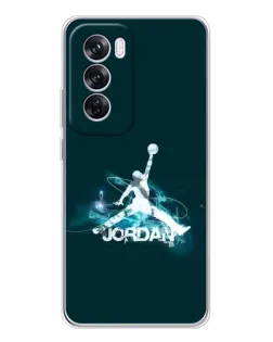 Чехол для OPPO A5 5G с картинкой «Jordan Blue Fire»
