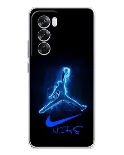 Чехол для OPPO A5 5G с картинкой «Jordan Neon Blue»