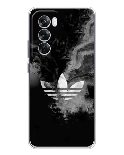Чехол для OPPO A5 5G с картинкой «Абстрактный дым Adidas»