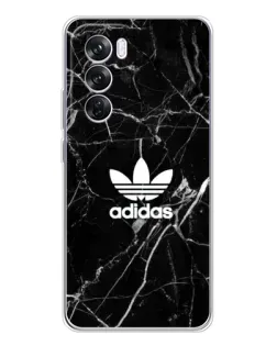 Чехол для OPPO A5 5G с картинкой «Белый мрамор Adidas»