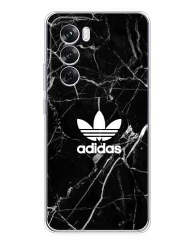 Чехол для OPPO A5 5G с картинкой «Белый мрамор Adidas»