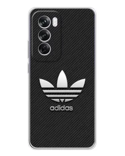 Чехол для OPPO A5 5G с картинкой «Adidas Карбоновая текстура»