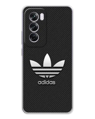 Чехол для OPPO A5 5G с картинкой «Adidas Карбоновая текстура»