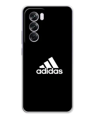 Чехол для OPPO A5 5G с картинкой «Черная классика Adidas»