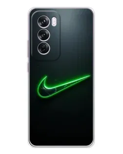 Чохол для OPPO A5 5G з картинкою «Неоновий контур Nike»