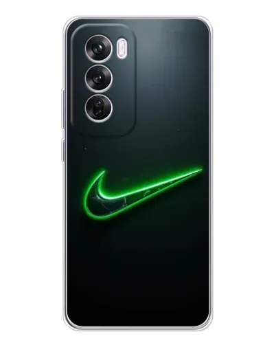 Чехол для OPPO A5 5G с картинкой «Неоновый контур Nike» Чехол для OPPO A5 5G с картинкой «Неоновый контур Nike»