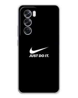 Чехол для OPPO A5 5G с картинкой «Минимализм от Nike»