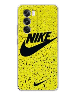 Чехол для OPPO A5 5G с картинкой «Желтый текстурный Nike»