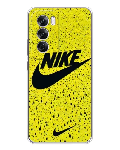 Чехол для OPPO A5 5G с картинкой «Желтый текстурный Nike» Чехол для OPPO A5 5G с картинкой «Желтый текстурный Nike»
