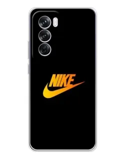 Чехол для OPPO A5 5G с картинкой «Золотой логотип Nike»