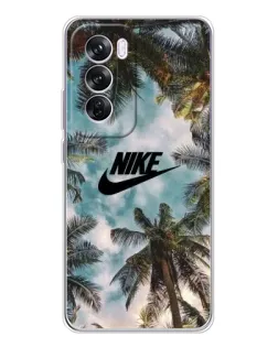 Чехол для OPPO A5 5G с картинкой «Тропический принт Nike»