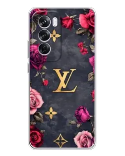Чохол для OPPO A5 5G з картинкою «Квітковий Louis Vuitton»