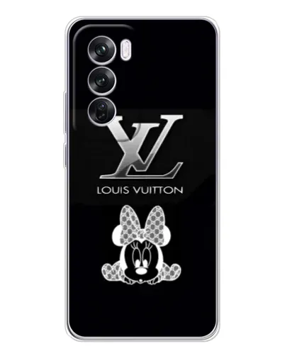 Чехол для OPPO A5 5G с картинкой «LV и Минни Маус»