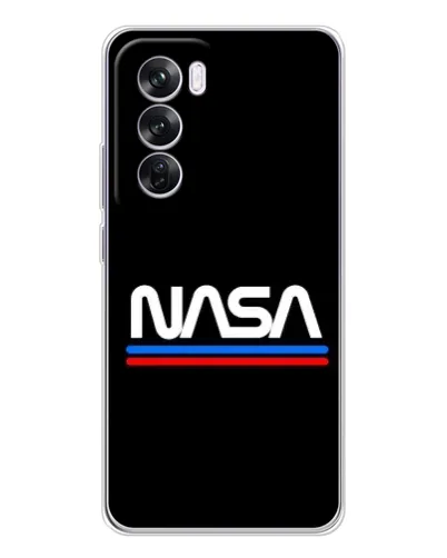 Чехол для OPPO A5 5G с картинкой «NASA — классика Red Blue»